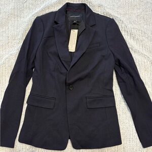 BANANA REPUBLIC Women’s Navy Blue Blazer, Size 0P